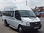 Бесплатный автобус Genser в пункт аренды автомобилей АрендаАвто-льм на Новорязанском шоссе